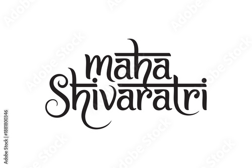 Maha Shivaratri Typography Lettering Designs – Modern Calligraphy & Creative Text Art