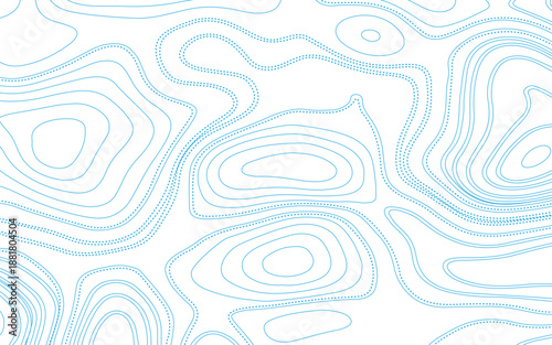Abstract blue wave pattern background inspired by flowing ocean water