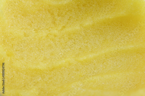 Photos Sugar scrub body milk Skin. Macro photo.