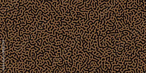 Abstract truing organic wallpaper Turing reaction diffusion monochrome seamless pattern .Monochrome Turing reaction background .Natural seamless line pattern. Linear design with biological shapes