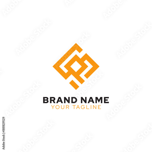 Modern SPI Lettermark Logo Design