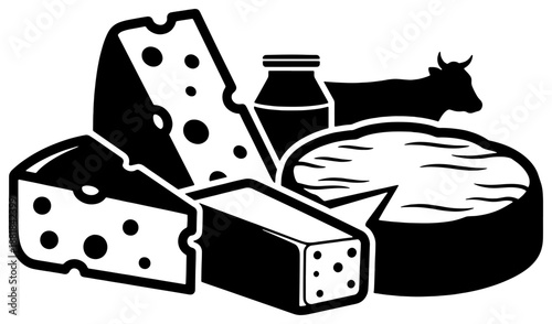 Assorted cheese selection