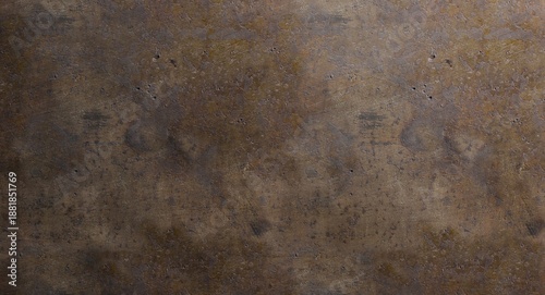 Quadro su tela Aged metallic surface with rich brown and bronze patina