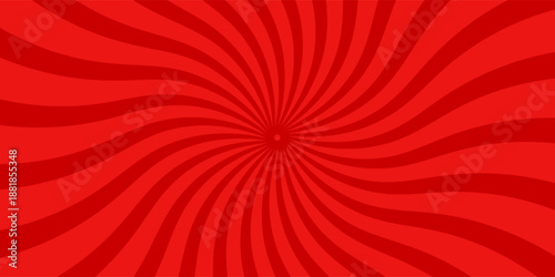 Red grunge background with sunburst