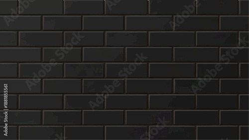 Black brick wall