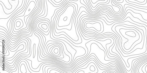 Topographic map background with geographic grid for hiking and mountain sport. luxury topographic wavy pattern and geographic grid map design. paper texture Imitation of a geographical map shades.