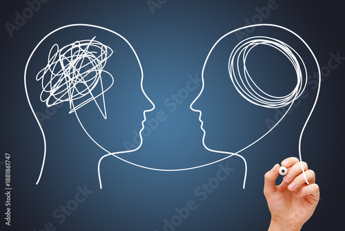 Brain Rot Or Brain Fog Concept