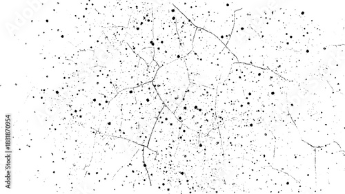 Abstract grunge black and white distressed noise dust texture background