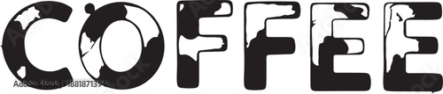 Coffee Text Design Element