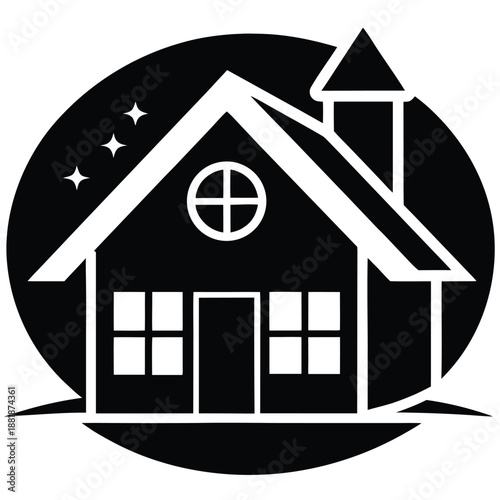 Icone vecteur web illustration maison