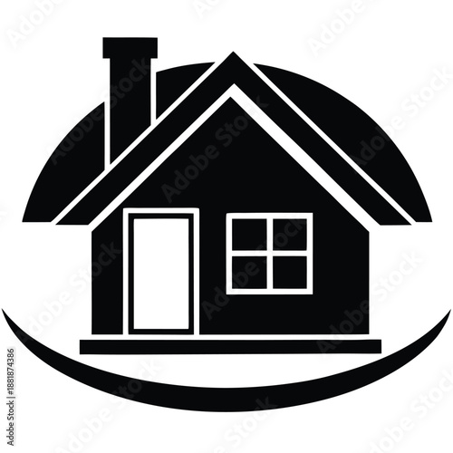 Icone vecteur web illustration maison