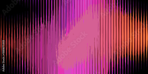 Abstract vertical lines with vibrant pink and orange color gradients