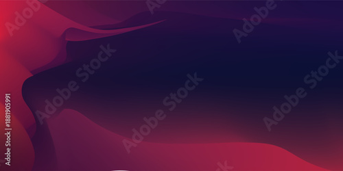 Vibrant gradient background of red, blue, and dark tones
