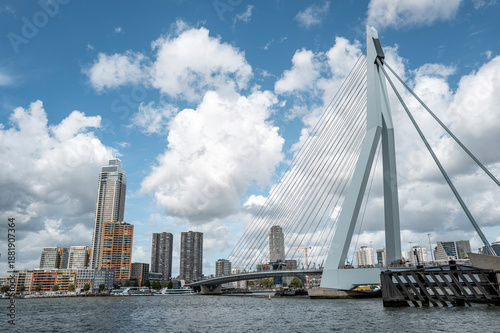 Erasmusbrücke in Rotterdam, Niederlande