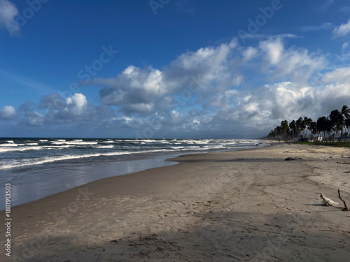 beach and sea in tucacas, Venezuela