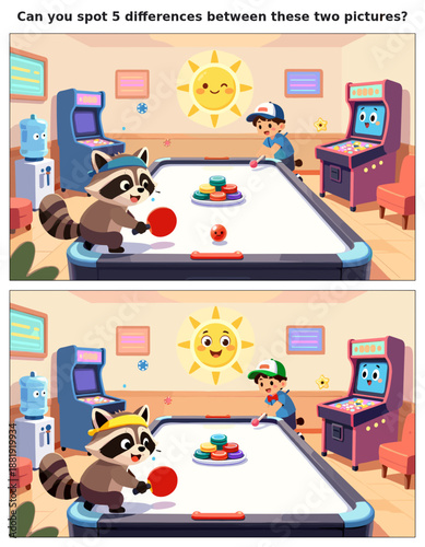 spot the difference, kids activity, fun games, puzzles for kids, educational activity, brain teaser, difference game, coloring pages, coloring books, book cover, kdp, kdp interior, kids challenges, le