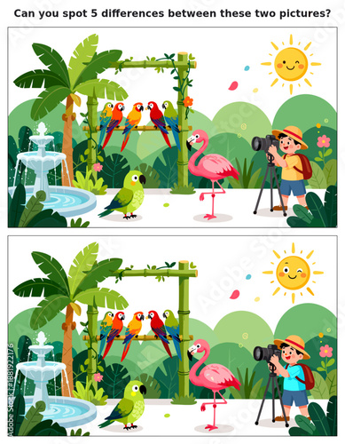 spot the difference, kids activity, fun games, puzzles for kids, educational activity, brain teaser, difference game, coloring pages, coloring books, book cover, kdp, kdp interior, kids challenges, le