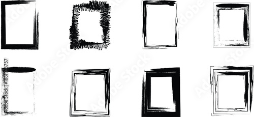 Modern flat communication icon set