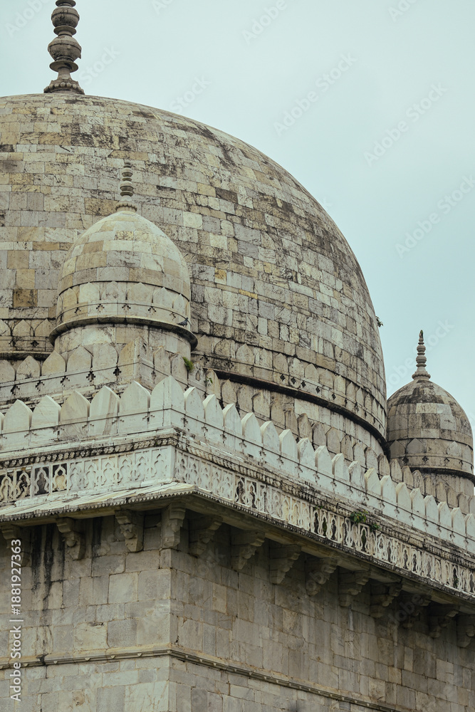 Fototapeta premium Hoshang Shah's Tomb in Mandu, Madhya Pradesh, is a significant 15th-century mausoleum. August 14 2025 