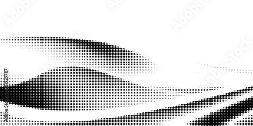 Grunge halftone gradient background. Faded grit noise texture. White and black sandy wallpaper. Retro pixelated backdrop. Anime or manga style comic overlay