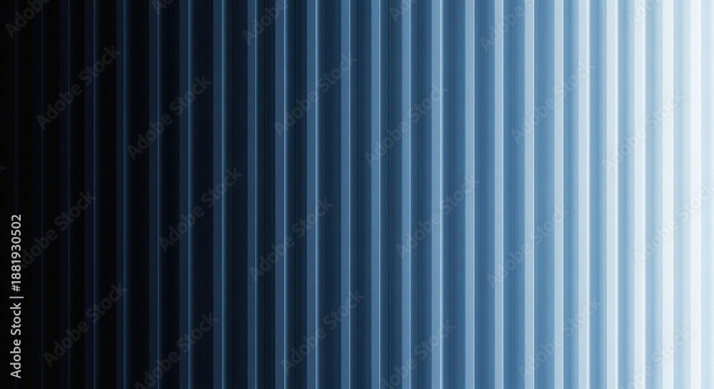 Obraz premium Vertical blue gradient stripes on a dark background transparent background