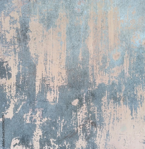 Damaged paint metal texture and background 