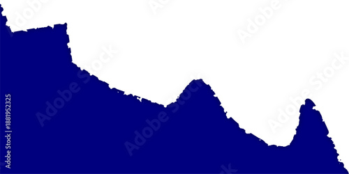 Professional navy blue ripped paper edge vector for corporate branding and formal documents