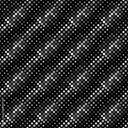 Geometrical grey seamless dot pattern background design