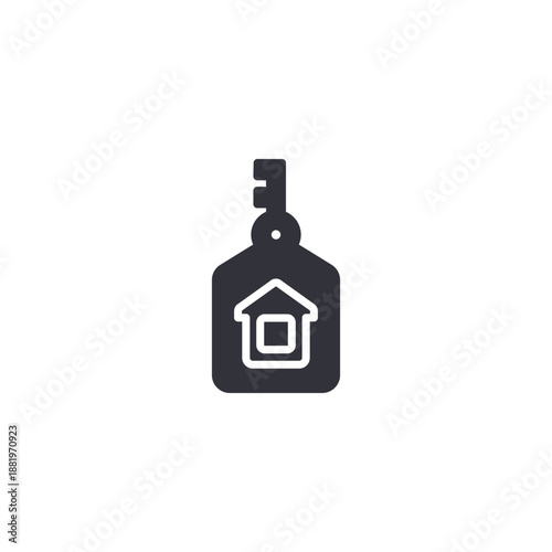 House inside protective bottle icon representing property insurance policy, asset protection, and secure real estate investment.