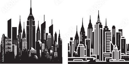 New york city vector illustration