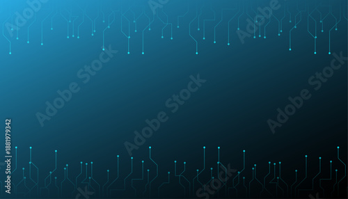 Big data visualization concept. Dynamic wave on blue background.