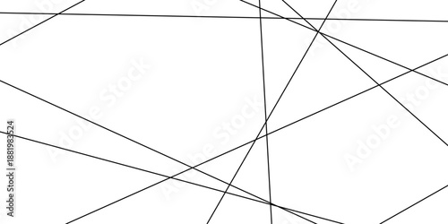 Refined geometric composition featuring thin diagonal chaotic gold, beige, and brown strokes intersecting across bright white space, creating a stylish random lattice ideal for elegant design themes