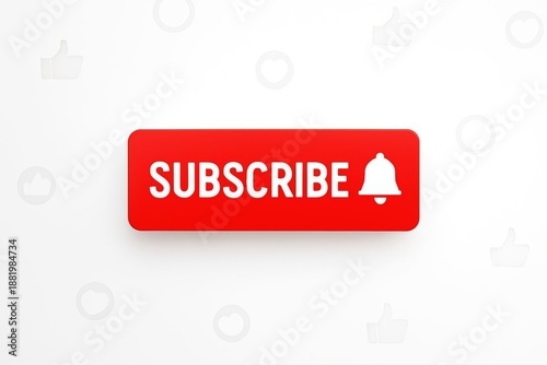 Subscribe button with notification bell icon