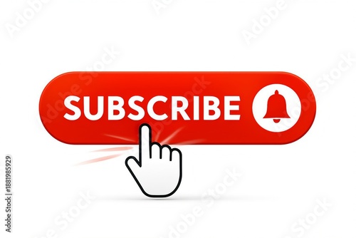 Click to subscribe button with notification bell icon