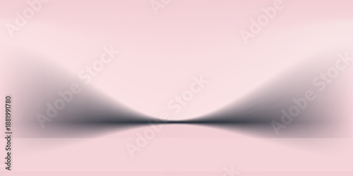 Pink background. Minimal 3d shelf. Room in the 3d. Space for selling products on the website. Pink Background Empty Room Studio with table. Vector illustration.eps