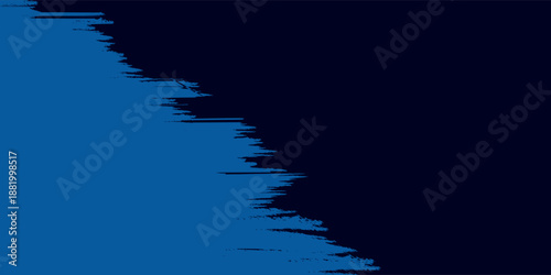 Modern abstract blue background with glowing geometric lines. Blue gradient hexagon shape design. Futuristic technology concept.