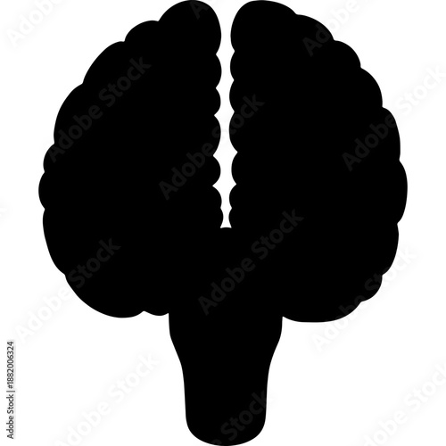 Minimalist Lobotomy Silhouette