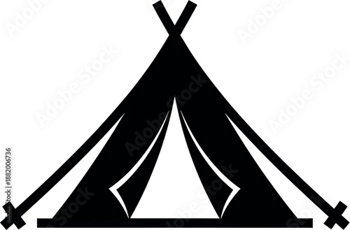 Classic teepee silhouette