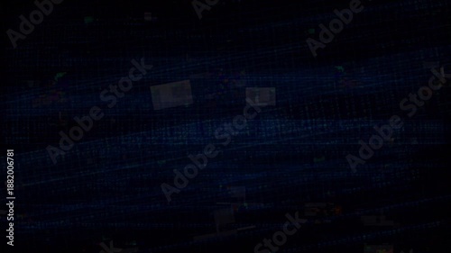 Analog signal interference Crt Distortion Glitch Overlay for bad tv reception video effect clip.