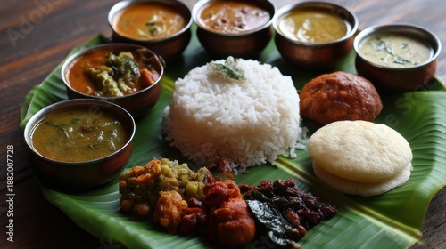 Authentic South Indian full meals 