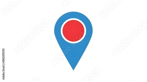 Clean location marker icon with colorful flat design, suitable for maps, navigation, and travel apps. Free Download Clean location marker icon with colorful flat design, suitable for maps, navigation, and travel apps. - GFXLoad