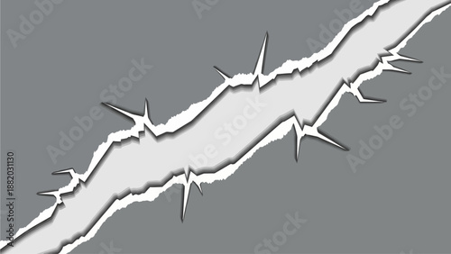 Explosive typography illustration with dynamic red and white splashes on a dark background showcasing intense energy and creativity from a graphic design viewpoint