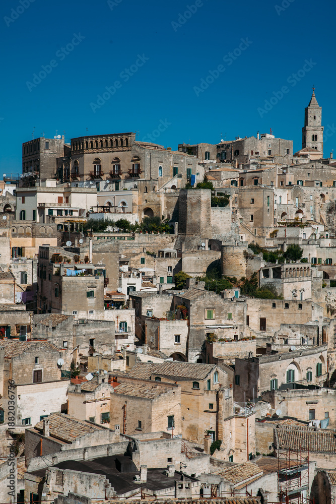 Fototapeta premium Beautiful Matera, Mediaeval city in Italy, Europe.