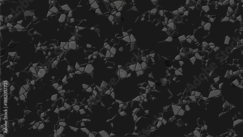 Scattered leaves pattern on dark background, top view of foliage, natural design, leaf arrangement, autumn theme