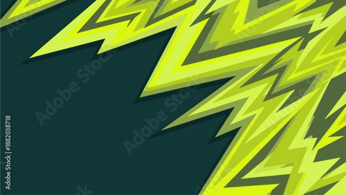 Vibrant Lightning Illustration on Dark Background from Close-up Viewpoint
