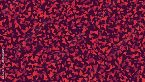 Vibrant red terrazzo pattern, intricate design, close-up view, abstract background, decorative surface