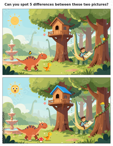 spot the difference, kids activity, fun games, puzzles for kids, educational activity, brain teaser, difference game, coloring pages, coloring books, book cover, kdp, kdp interior, kids challenges, le