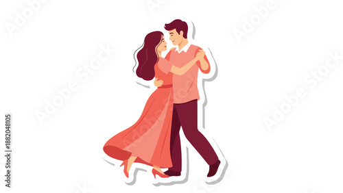 Couple Dancing Together in Harmony.
