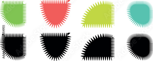 Elegant Hand-Drawn Doodle Collection: Cute Wavy Lace, Curly Oval, Round, and Circle Vintage Borders with Whimsical Zigzag Edges and Classic Line Decorations – Vector Decorative Frame Set