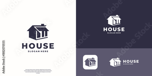 house logo design inspiration template.
